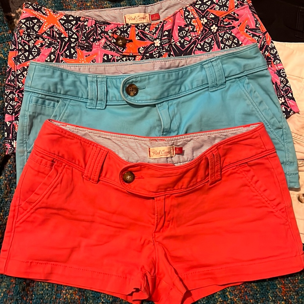 Red camel shorts size 5-7
